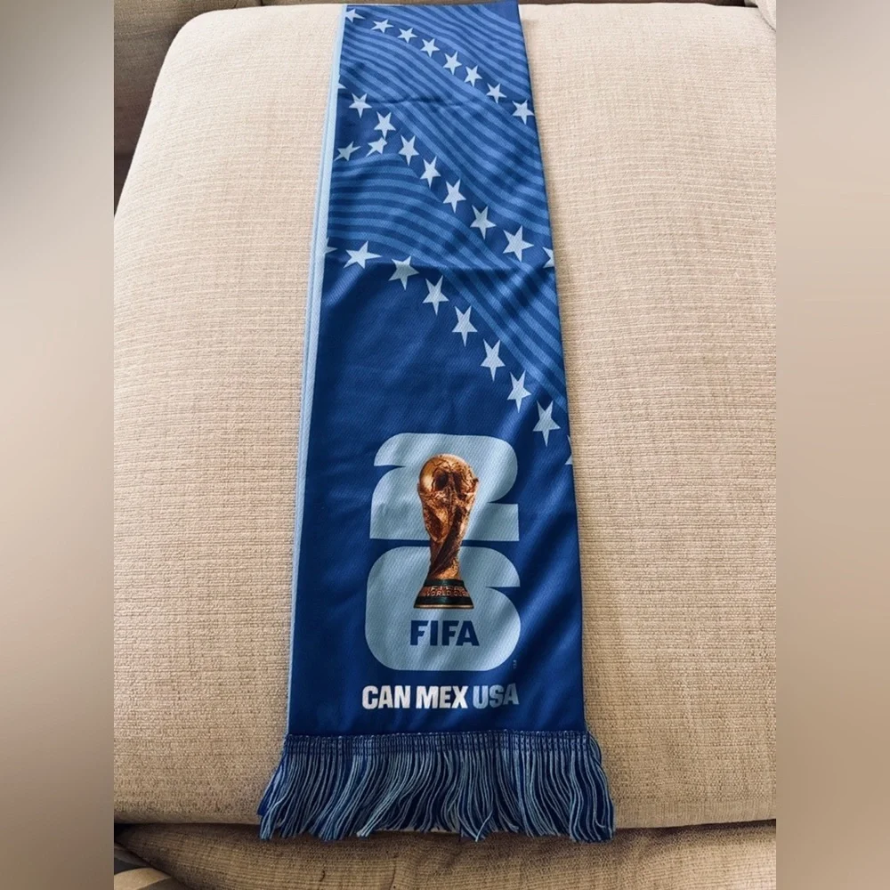 NEW FIFA World Cup Blue Fan Spectator Scarf